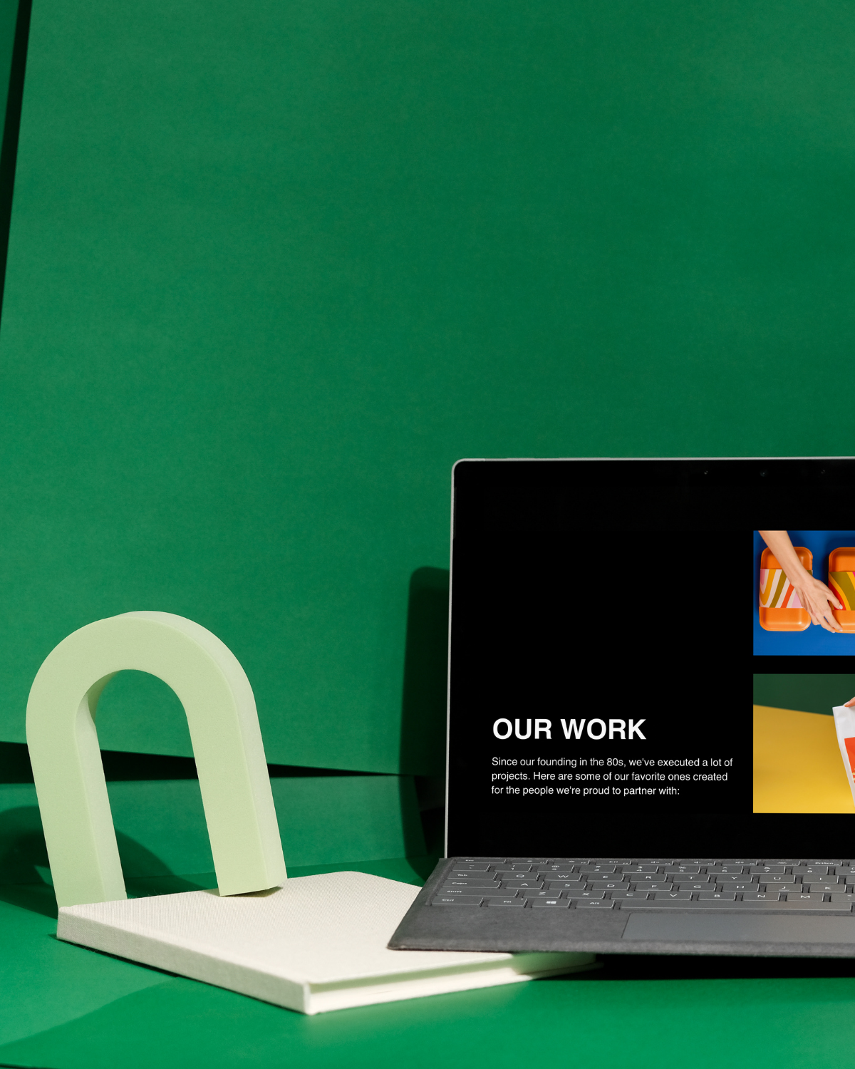 Exemple de site web réalisé par Ajdaini Studio